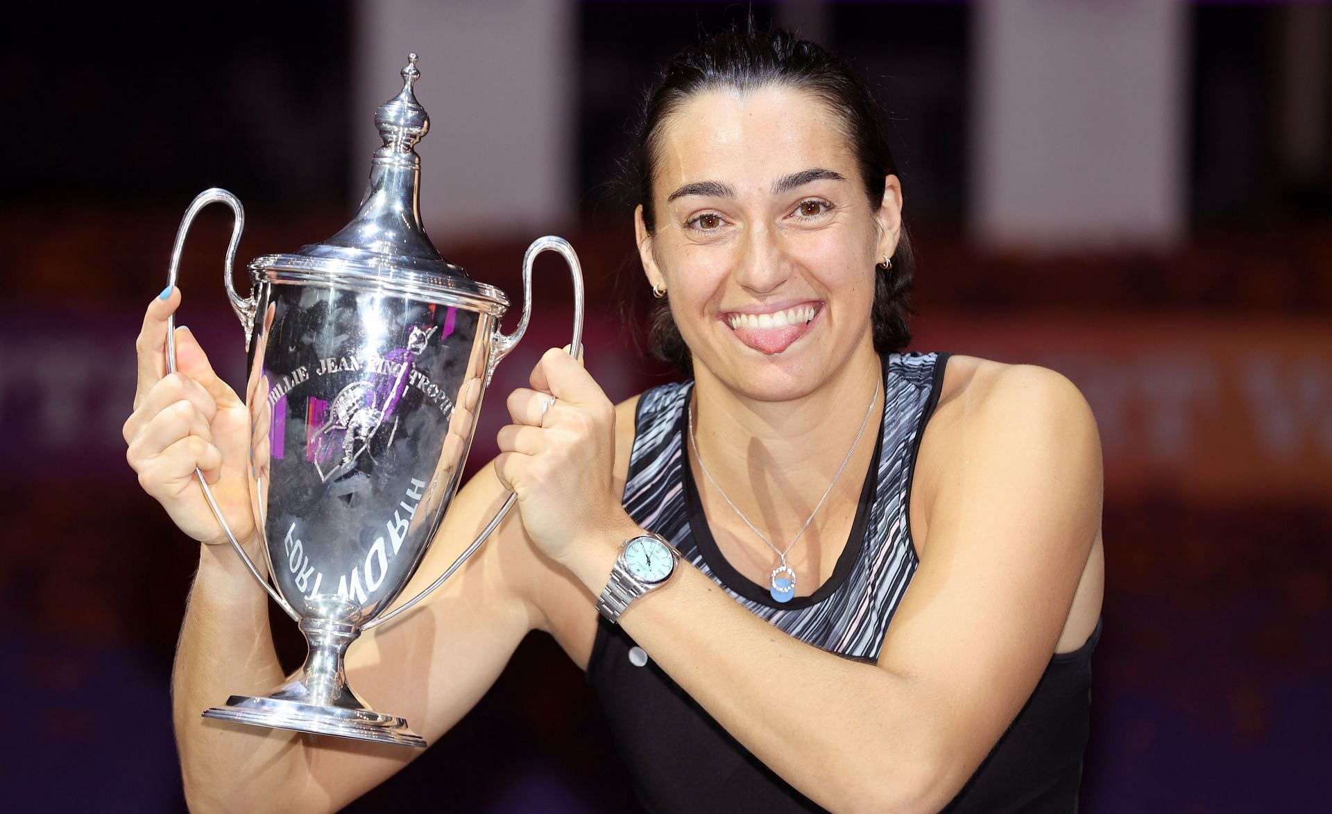 Carolina Garcia won the 2022 edition of the WTA Finals.
